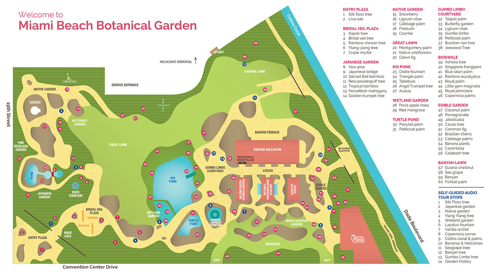 Gardens Map
