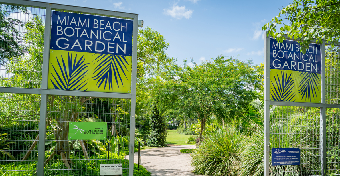 Parking Info  Miami Beach Botanical Garden